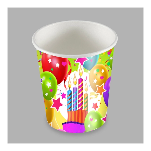 12 Sac De 25 Verres Ballons Et Bougies Design 200cc Carton