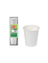 6 Pack De 30 Verres Blancs En Carton 120cc Best Products Green