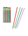 6 Sachet 25 Unites Pailles À Pois Plusieurs Couleurs Carton Best Products Green