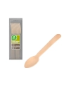 6 Sachet 12 Unites Cuillere À Dessert Et À Cafe En Bois 13.8cm Best Products Green