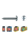 Vis Tete Cylindrique Philips Din 7981 4,2x45 Zinc Plat. Boîte 250 Uni. Celo