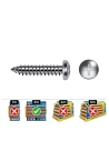 Boîte 200un Vis Tête Ronde Philips Din/Ref 7981 4,8x38 Zingué Celo