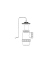 Siphon Bouteille Extensible V70 1'' 1/2'' Avec Chaînette Et Couchon