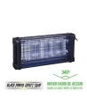 Exterminateur D'insectes Électronique Professionnel 2x10w 340° 43,7x10x26,5cm Couleur Noir Edm
