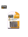 Jeu Bits Plats 1 4-5 Pièces X 25 Mm Koma Tools