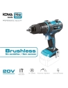 Perceuse/Visseuse 20v Brushless (SANS Batterie Et Chargeur) Mandrin Ø13mm 22x25cm Pro Series Battery Koma Tools