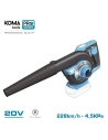 Aspirateur Souffleur 20v (SANS Batterie Et Chargeur) 97x93cm Koma Tools Pro Series Battery