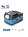 Baterrie Lithium 20v 4.0ah Koma Tools Pro Series Battery