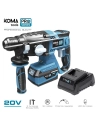 Kit Marteau 20v Avec 1 Batterie 4.0a. Et Chargeur 08772 30x19.5cm Koma Tools Pro Series Battery