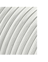 Câble Cordon Tubulaire 2x0,75mm C1 Blanc 25m