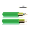 100 Câble Sans Halogène Vert 3x1mm Euro/Mts