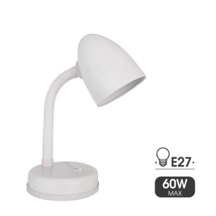 Lampe De Table Modèle Amsterdam E27 60w Couleur Blanche Edm