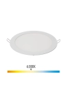 Downlight Led Encastré Rond 20w Lumière Du Jour 4000k 1500lm Blanc Ø22.5cm Edm