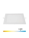 Downlight Led Encastrable Carre 20w Lumière Froide 6400k 1500lm Blanc 22x22cm Edm