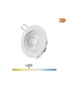 Downlight Led Encastré Rond 5w 4000k Lumière Du Jour Cadre Blanc Ø9cm Edm