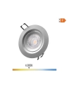 Downlight Led Encastré Rond 5w 4000k Lumière Du Jour. Cadre Chromé Ø9cm Edm