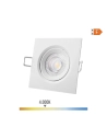 Downlight Led Encastré Carré 5w 6400k Lumière Du Jour Cadre Blanc 9x9cm Edm