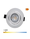 Downlight Led Encastrable 9w 806lm Ra80 3200k Cadre Rond Chrome Edm