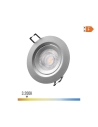 Downlight Led Encastré Rond 5w 3200k Lumière Chaude Cadre Chrome Ø9cm Edm
