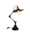 Lampe De Bureau Vintage Extensible 40-80cm Base Ø16cm E27 60w Ø16cmedm
