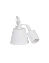 Suspension En Silicone E27 60w Couleur Blanche Edm