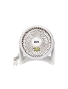 Ventilateur 2 En 1 (SOL Et Mur) Blanc Puissance: 50w Palmes: Ø18cm 26.5x15.5x27.7cm Edm