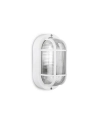 Applique Ovale Ip54 Couleur Blanche 1xe27 40w 11,4x20,2x10cm Modèle Tarragone. Edm