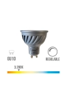 Ampoule Led Dichroïque Dimmable Gu10 6w 480lm 3200k Lumière Chaude Ø5x5,5cm Edm