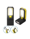 Lampe De Poche Led Cob 3 Leds Xl 200lm. Avec Crochet Et Aimant 3xaaa (PILES Incluses) Edm