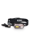 Lampe De Poche Frontale 2 Leds 3w+5w 400lm Rechargeable. Edm