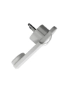 5 Fiche Schuko Extra Plate 10/16a T/Tl 4,8mm Blanche