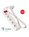 Multi-Prise 5 Bases Schuko + Interrupteur 1.5m 3x1,5mm Edm