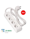 Multi-Prise 4 Bases Schuko 3m 3x1.5mm Edm