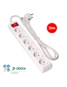 Bloc 6 prises 2p+t 16a +inter blanc - ZENITECH