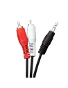 Connexion Audio Stéréo Mâle 2 Rca 3,5 1,5m Edm