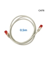 Câble Utp Catégorie 6 Rj45 Cuivre Lshz Gris 0,5m