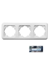 Cadre Prise Encastrable 3 Postes ''TERM'' Edm (SACHET Blister)