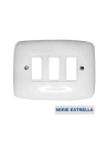 Plaque D'interrupteur 3 Postes Petite ''ESTRELLA'' Solera 522