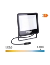 Projecteur Led 100w 8200lm 6400k Lumière Froide Black Séries 24,6x22,8x2,9cm Edm