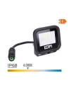 Projecteur Led 10w 800lm 4000k Lumière Du Jour Black Séries 9,2x8,1x2,7cm Edm