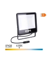 Projecteur Led 100w 8200lm 4000k Lumière Du Jour Black Séries 24,6x22,8x2,9cm Edm