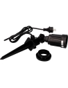 Piquet De Jardin Étanche Couleur Noire 1 Projecteur E27 Edm