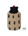 Sac À Eau Chaude Modèle Chats Noirs 2 L