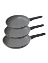 Set 3 Poêles Antiadhésives ''PROFESSIONNELLE Line'' Edm