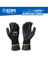 6 Gant De Jardin Et Agriculture E En Polyester Enduit De Polyuréthane Taille 9 Edm