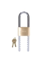 Cadenas Laiton Arc Réglable 60mm Ouverture 60-160mm Blister Edm
