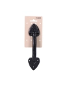 Poignée De Porte Standard 210mm Forge Noire En Carton Suspendu Edm