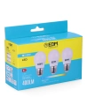 Kit 3 Ampoules Led Sphériques E27 5w 400lm 6400k Lumière Froide Ø4.5x8cm Edm