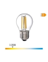 Ampoule Sphérique Avec Filament Led E27 4w 550lm 3200k Lumière Chaude Ø4.5x7.8cm Edm