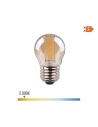Ampoule Sphérique À Filament Led Vintage Verre E27 4.5w 350lm 2000k Lumière Chaude Ø4.5x7.8cm Edm